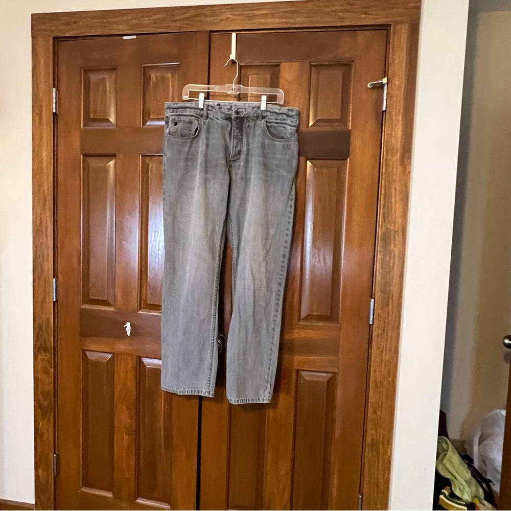 Boden Men’s Vintage Gray Denim Jeans, Size 38 Regular - Picture 3 of 13